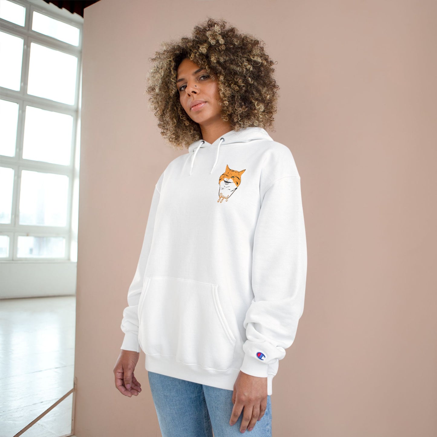 Yaysh Cat Unisex Drummer Hoodie