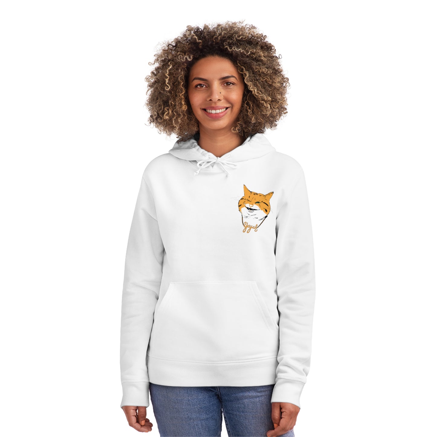 Yaysh Cat Unisex Drummer Hoodie