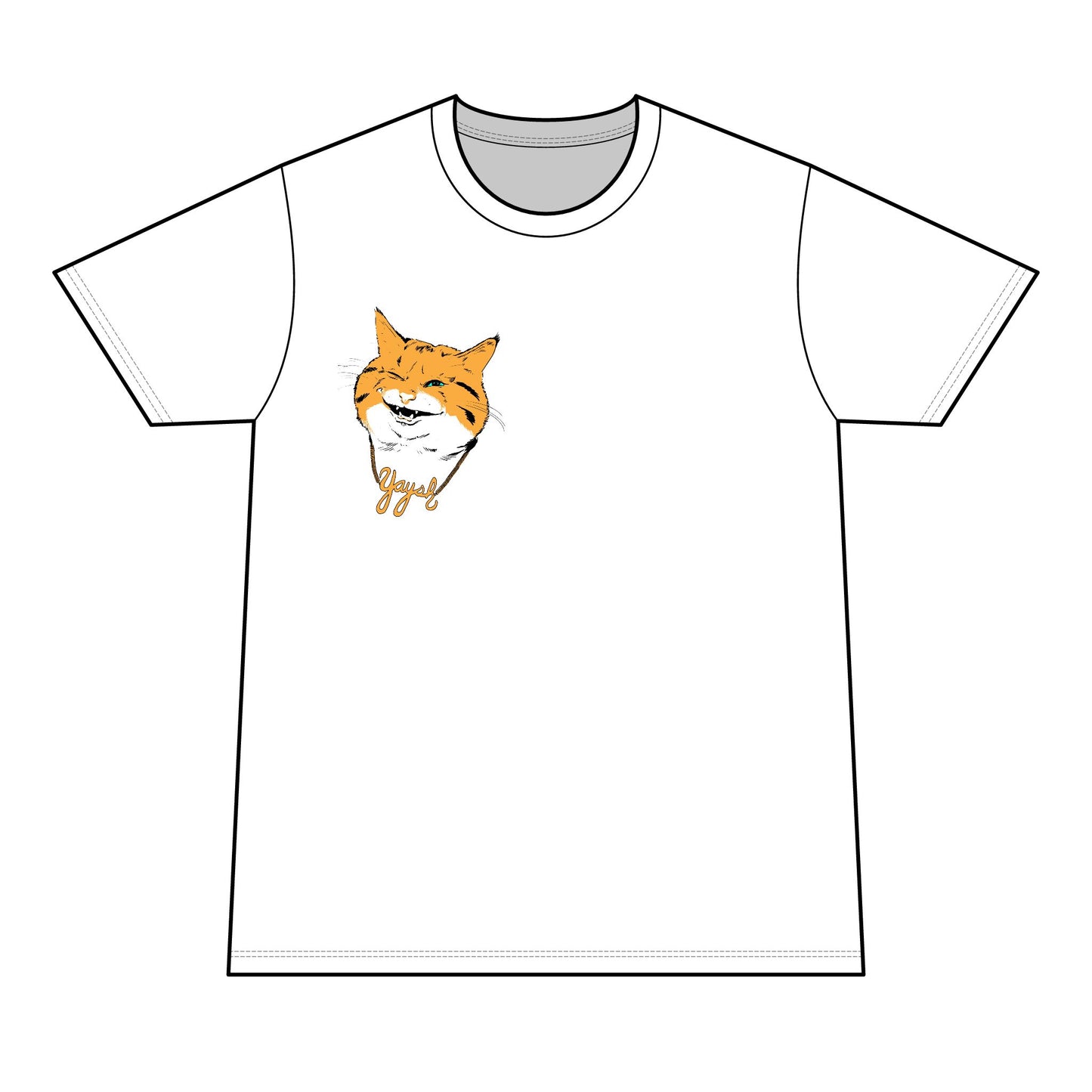 Yaysh Cat Organic Creator T-shirt - Unisex