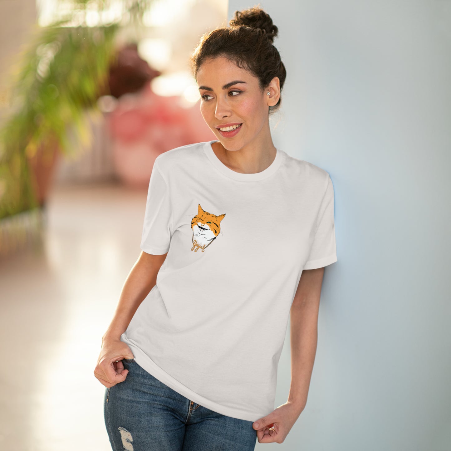 Yaysh Cat Organic Creator T-shirt - Unisex