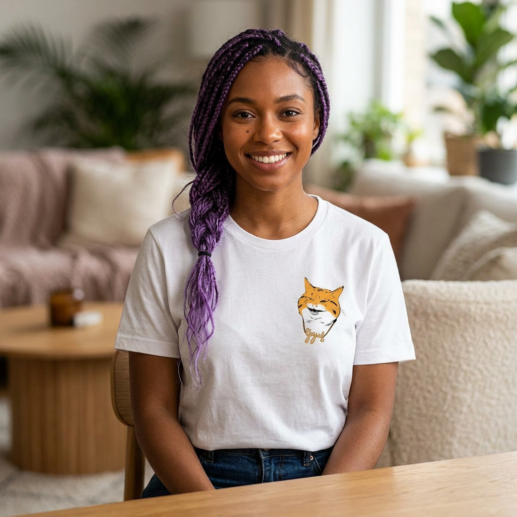 Yaysh Cat Organic Creator T-shirt - Unisex
